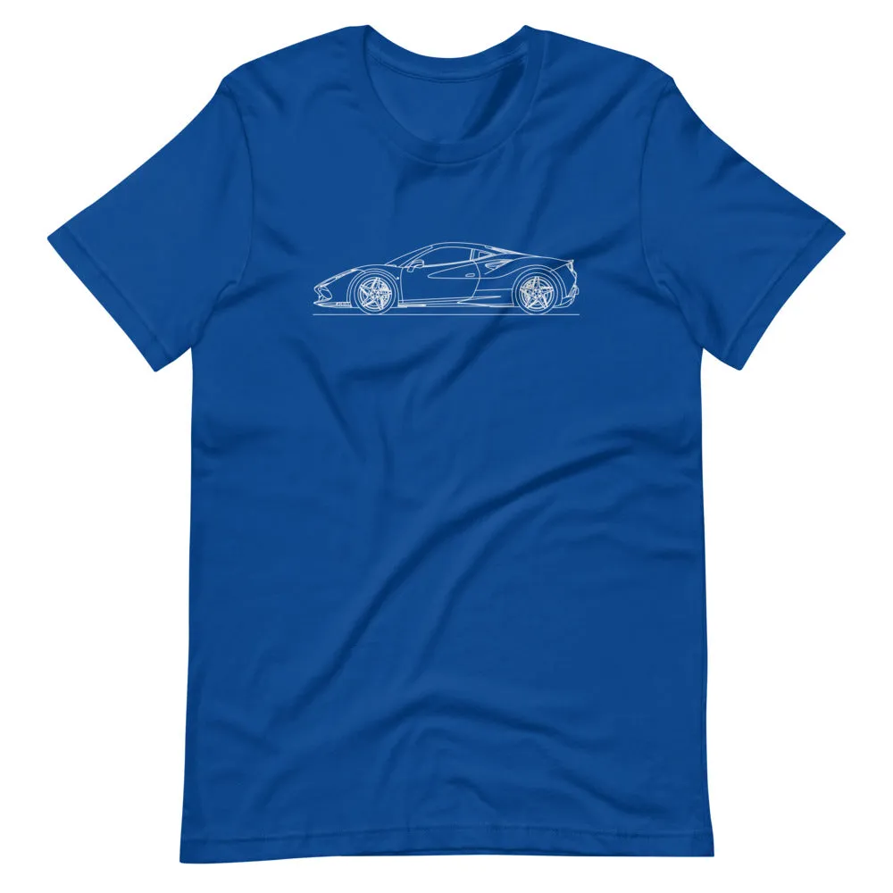Ferrari F8 Tributo silhouette T-shirt