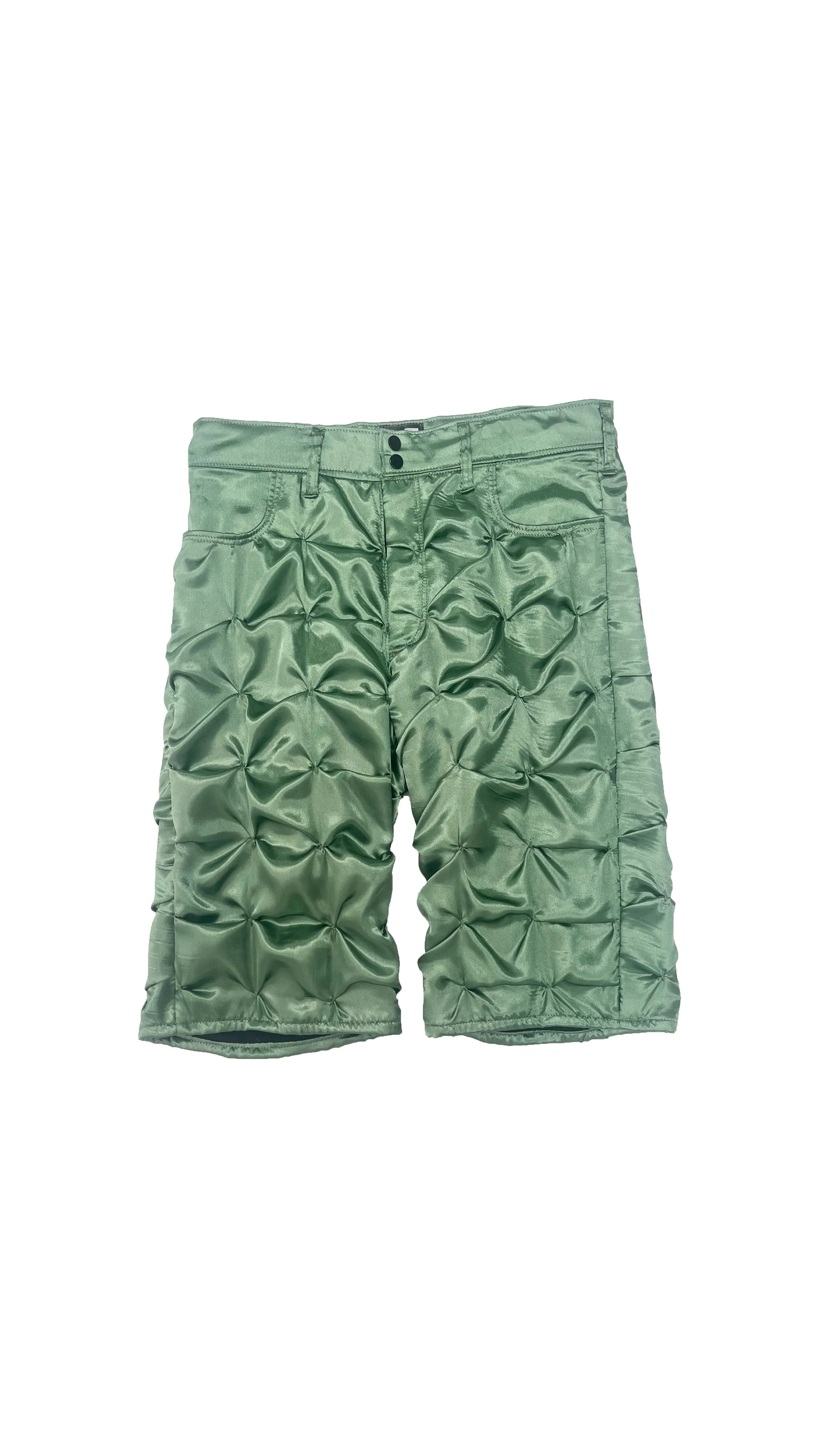 FLUIDITY GREEN SHORTS