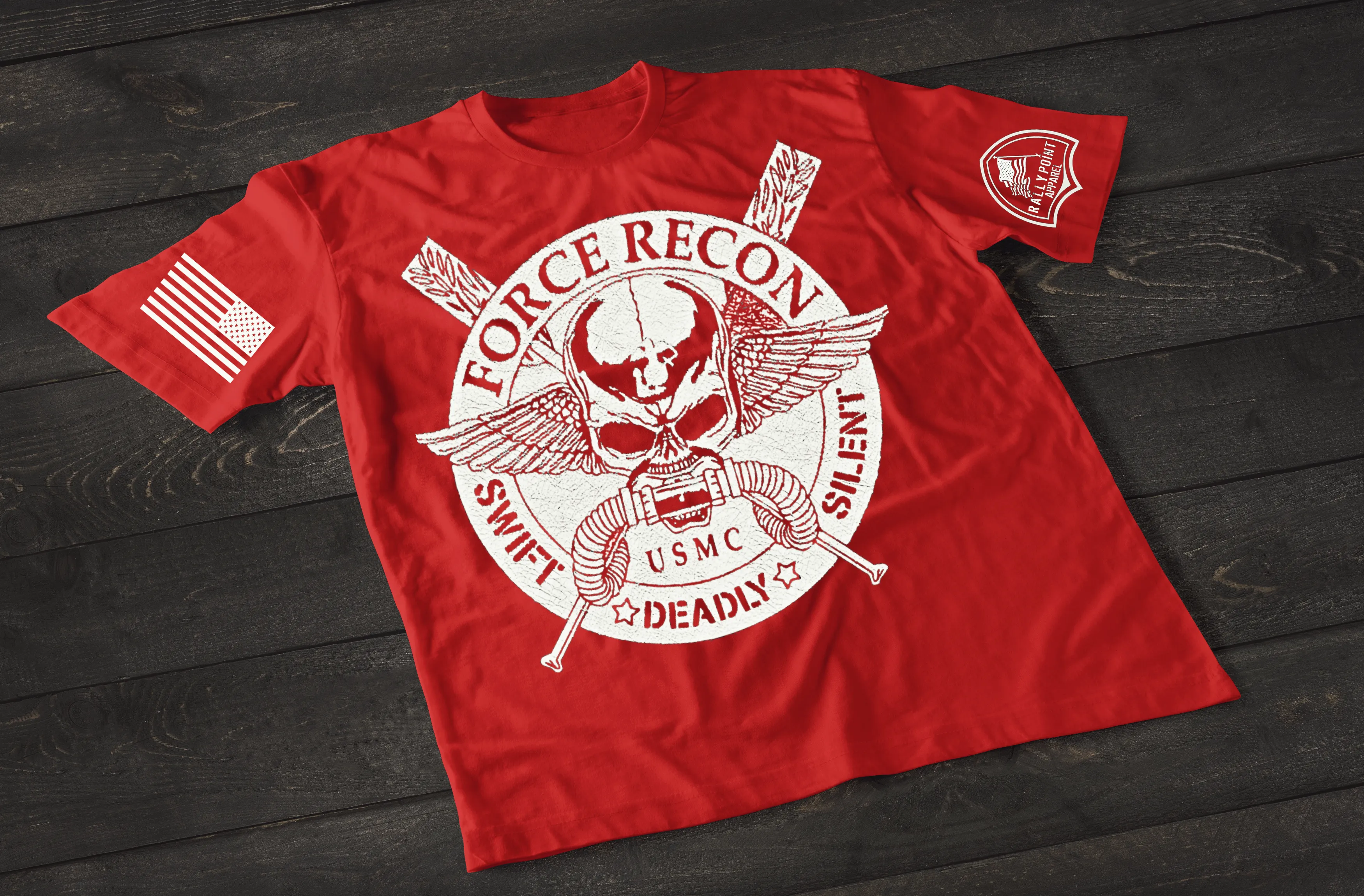 Force Recon Marine Patriotic Shirt