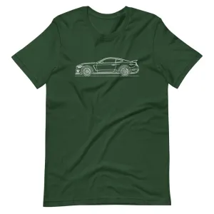 Ford Mustang GT350R silhouette T-shirt