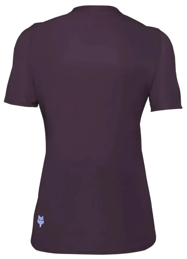 FOX WOMENS RANGER SS JERSEY WORDMARK - DARK PURPLE
