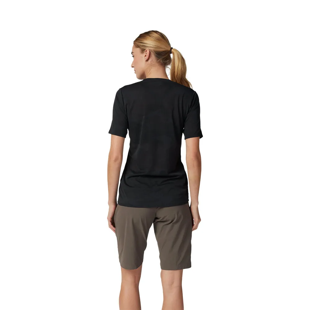 Fox Womens Ranger Tru Dri Ss Jersey - Black