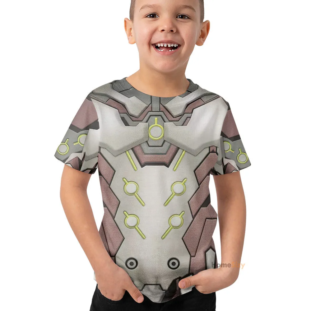 Genji Custom Cosplay Costume Kid Tshirt QT210364Hf
