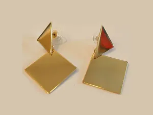 Geometric Glam Vintage Deadstock Earrings