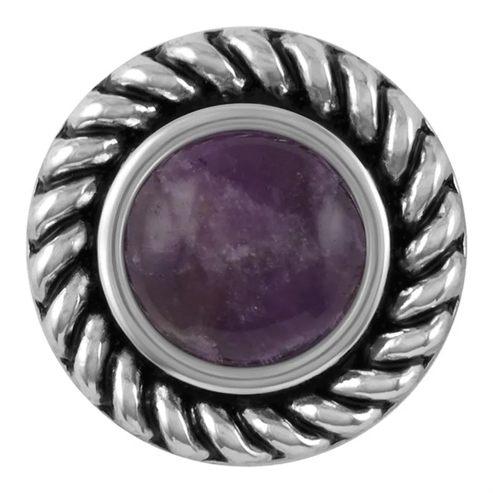 Ginger Snaps Lariat - Amethyst Snap