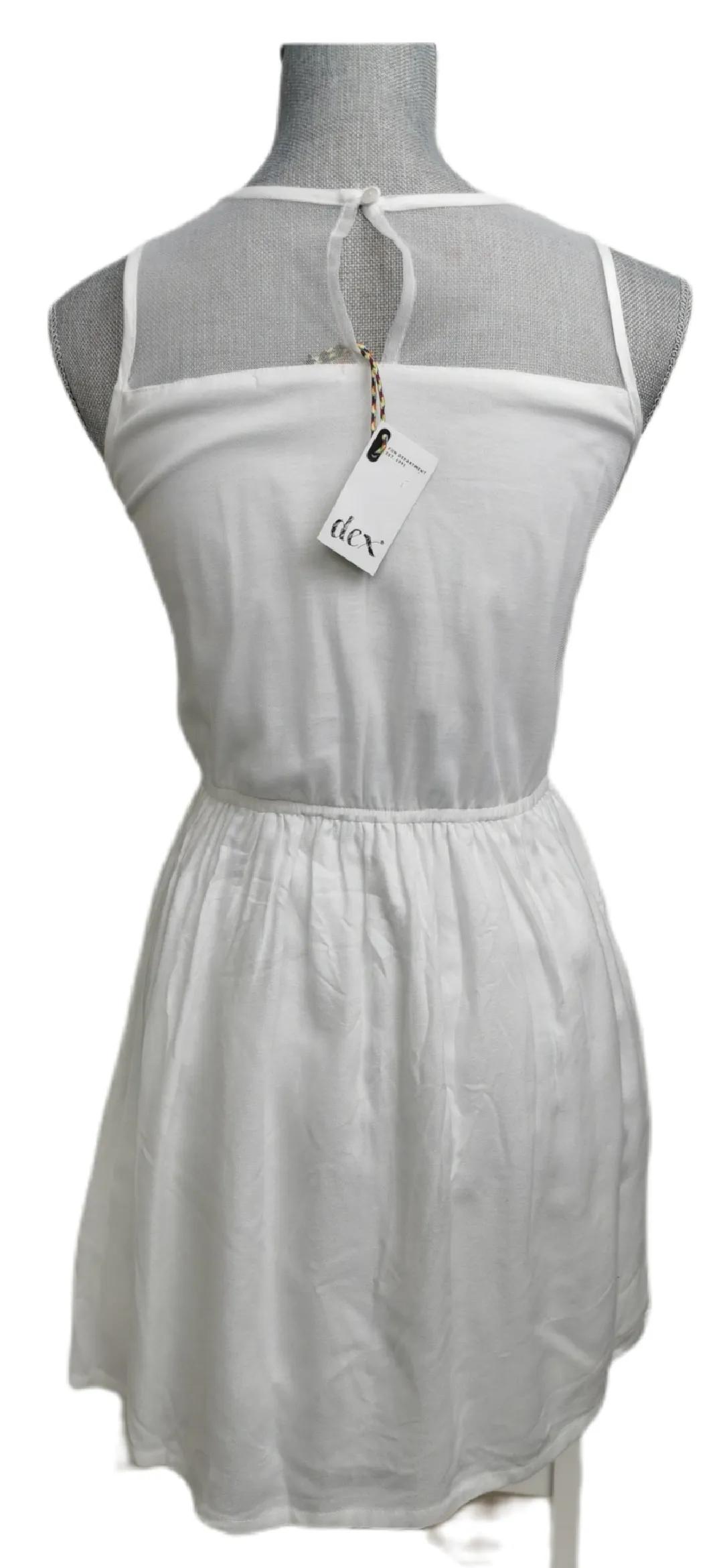 GIRL SIZE XL (14/16 YEARS) or WOMEN'S SIZE XS/SMALL - DEX, BOHO Style Lace Summer Dress NWT B37