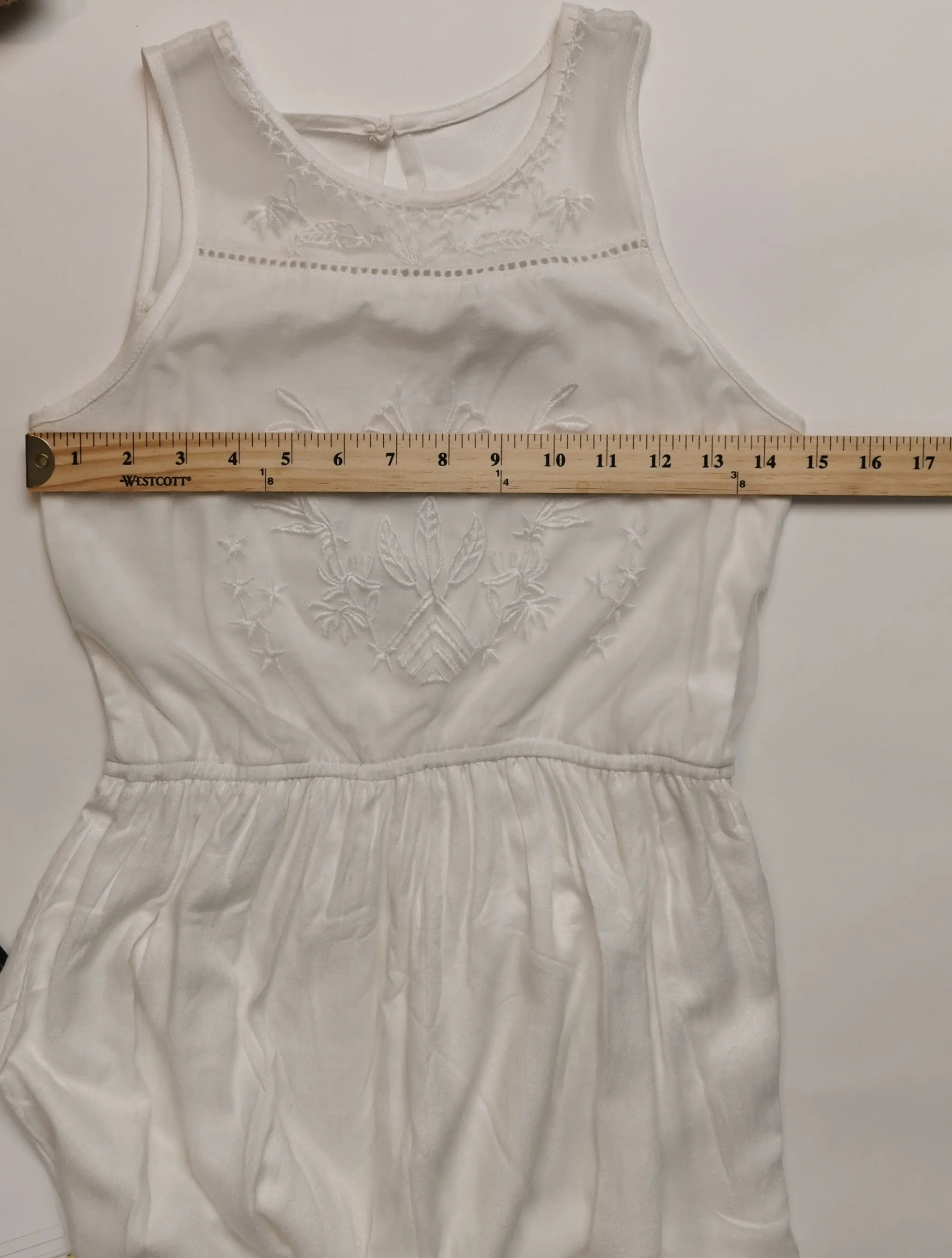 GIRL SIZE XL (14/16 YEARS) or WOMEN'S SIZE XS/SMALL - DEX, BOHO Style Lace Summer Dress NWT B37