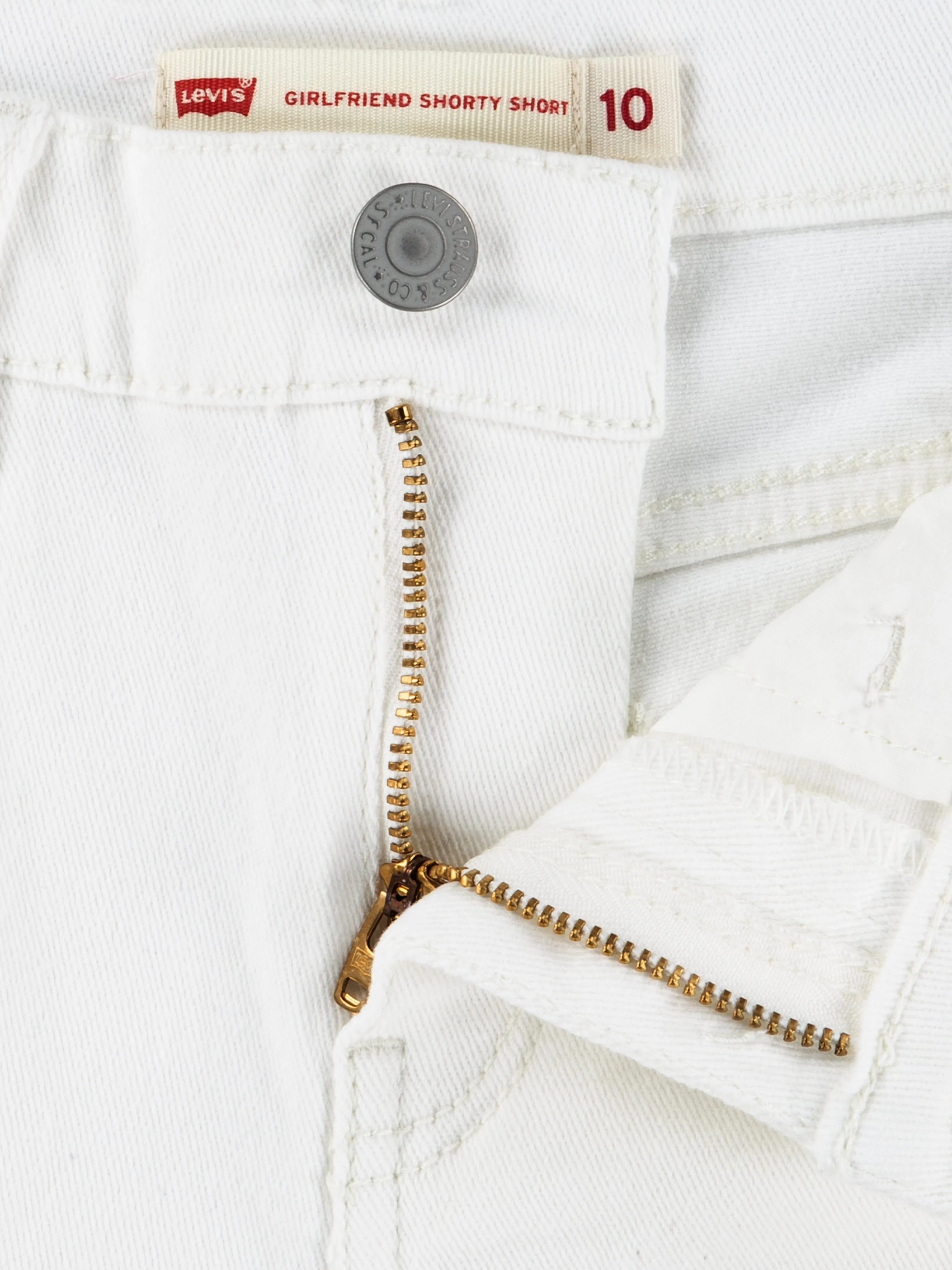 Girls Girlfriend Shorts in Ivory