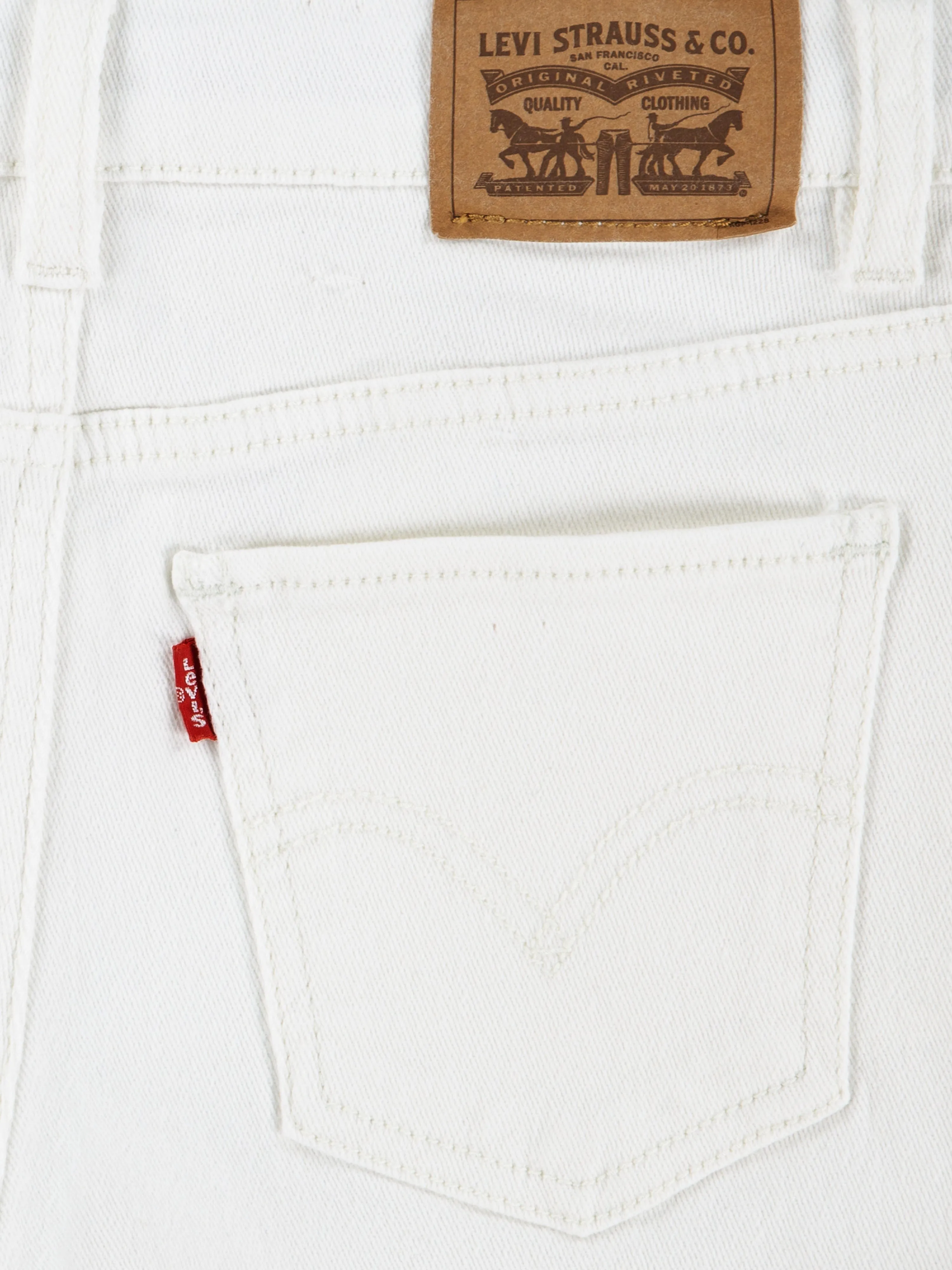 Girls Girlfriend Shorts in Ivory
