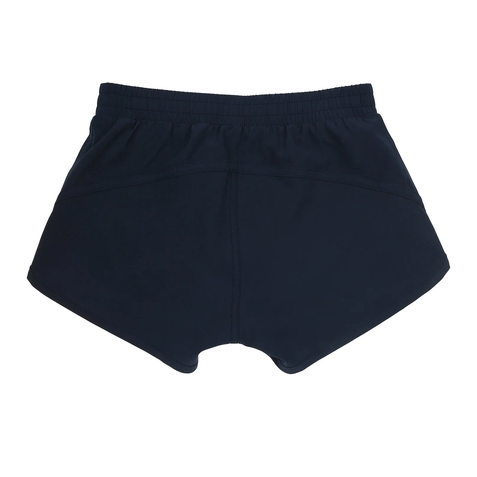 Girls Navy Recycled Fibre Running Shorts with Internal Brief