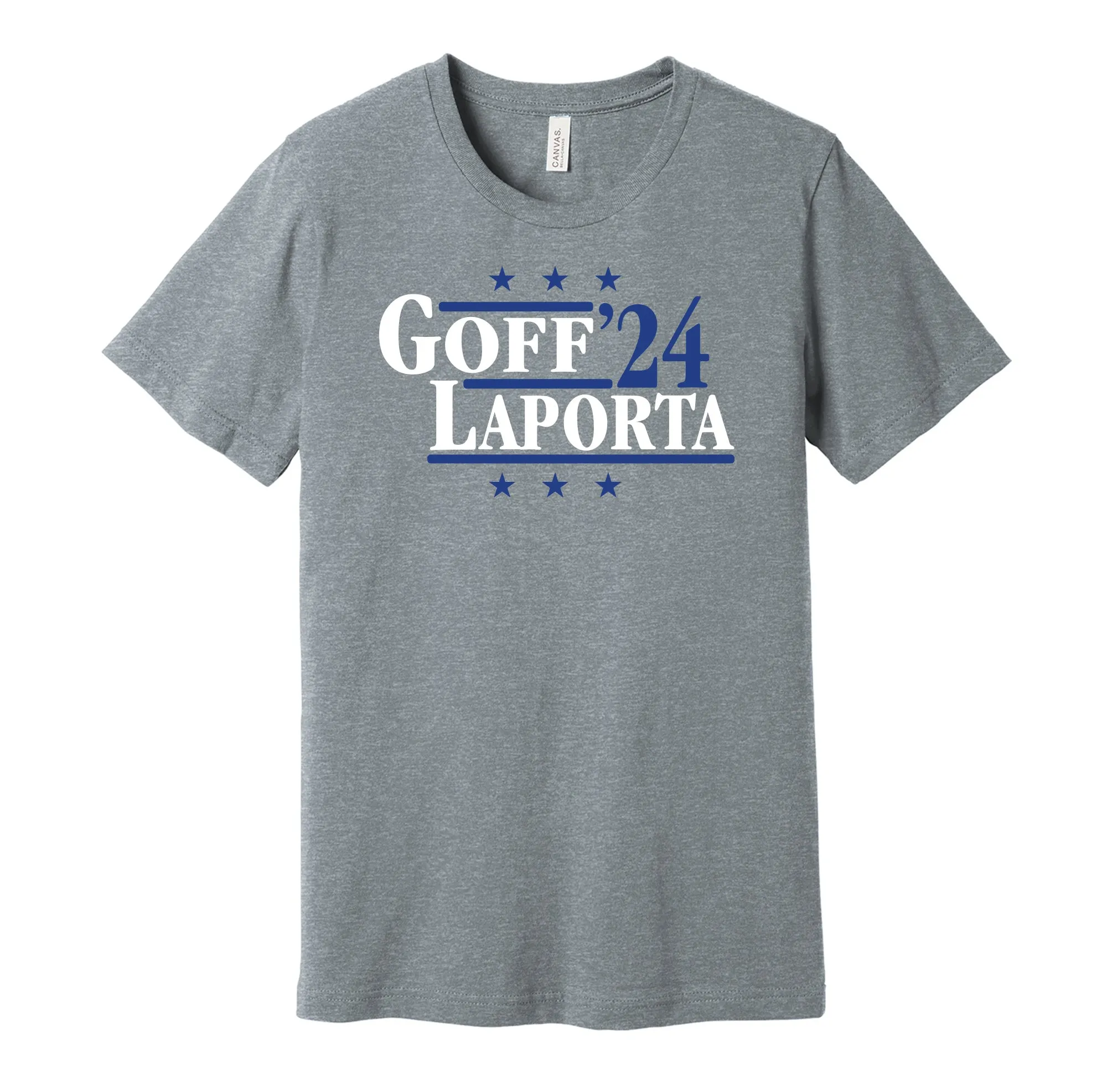 Goff & LaPorta '24 - Detroit Football Legends Political Campaign Parody T-Shirt - Hyper Than Hype Shirts
