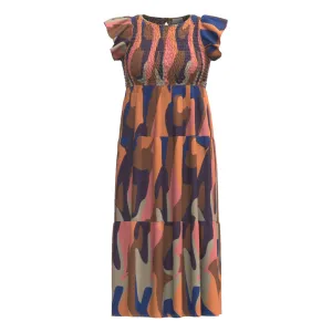 Grace - Brown Pink Abstract