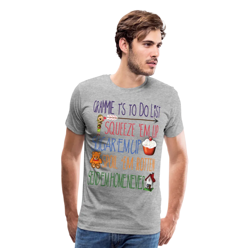 Grammie T's To Do List Men's Premium T-Shirt