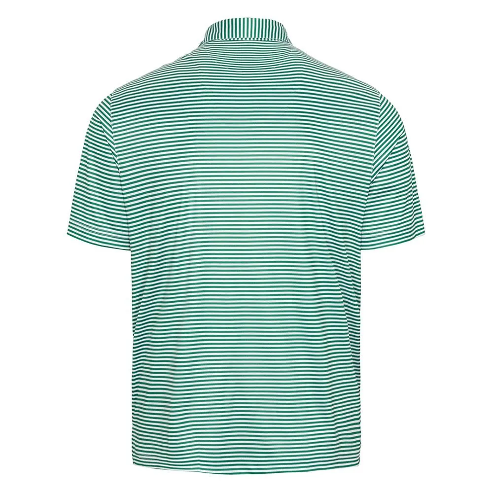 Greg Norman Classic Bar Stripe Polo - Evergreen