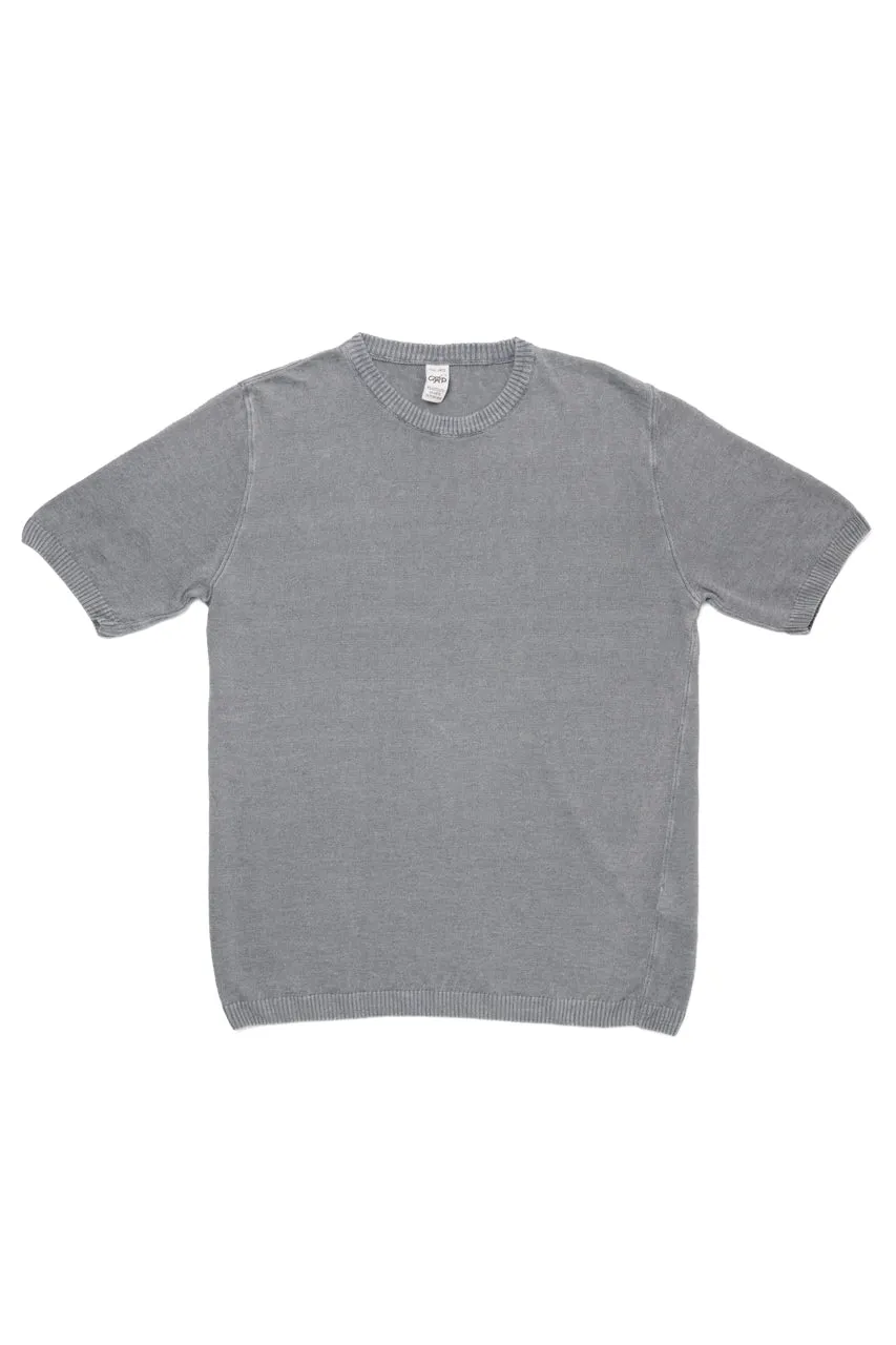GRP Knitwear Crew Neck SF PL 10 Linen Knit Grey