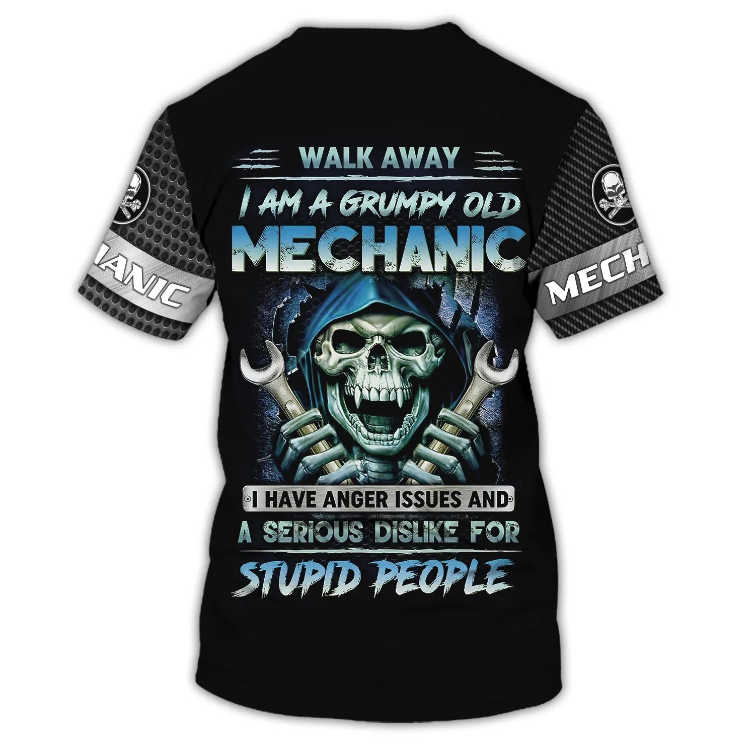 Grumpy Old Mechanic 3D Shirts Personalized Name