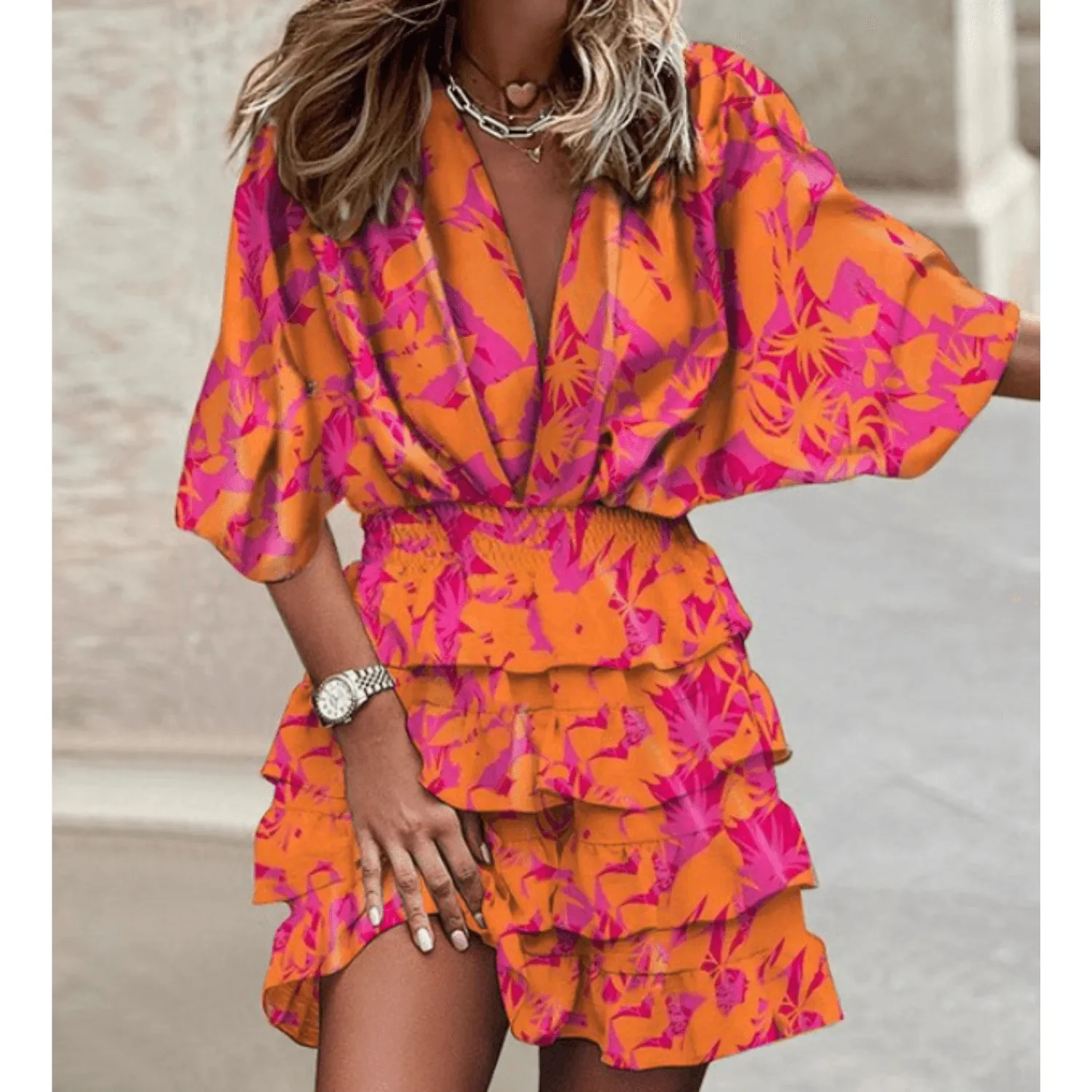 Halcyone® | Elegant pleated dress