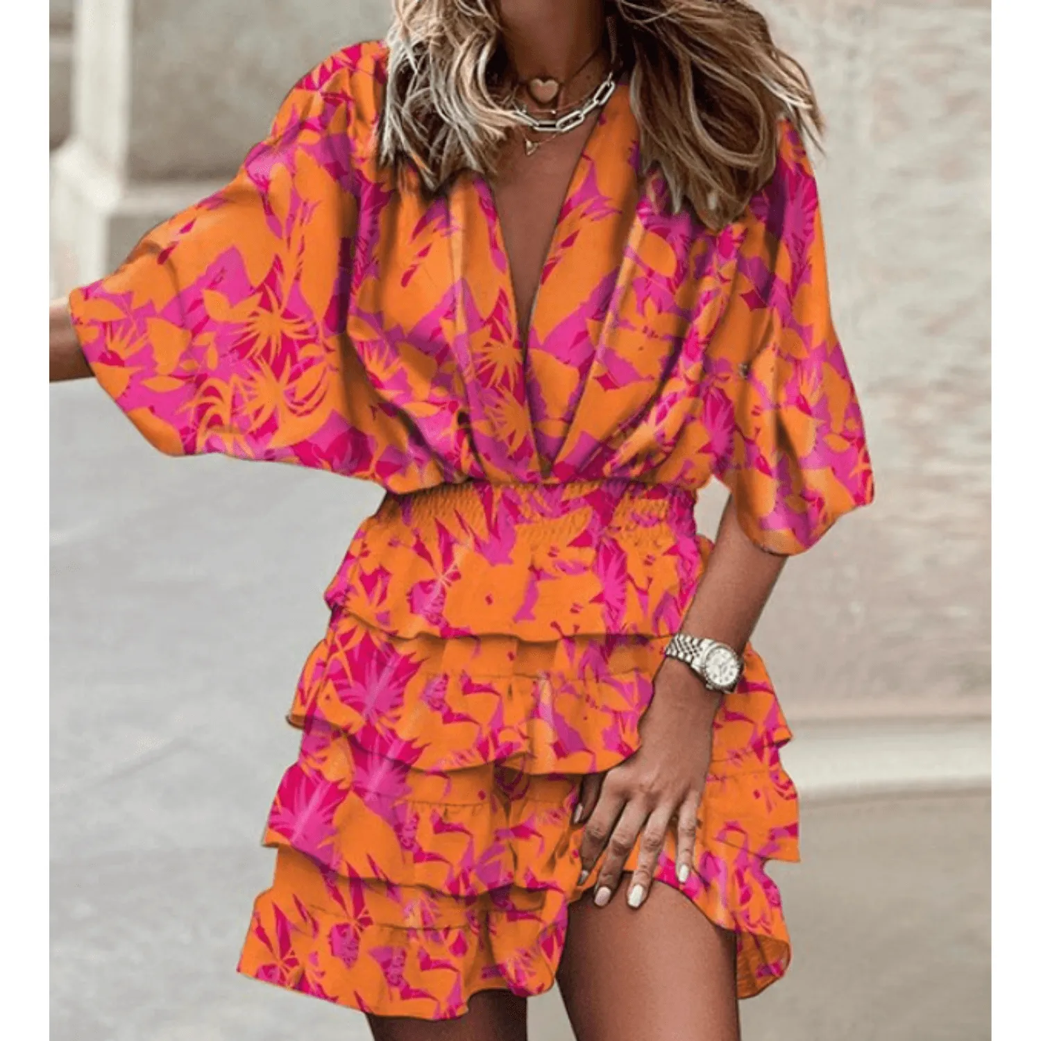Halcyone® | Elegant pleated dress