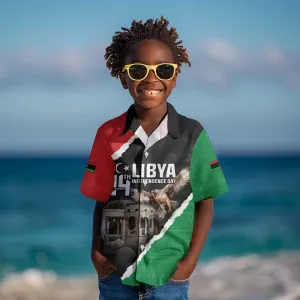 Happy Libya Independence Day Kid Hawaiian Shirt Libya In My Heart LT05