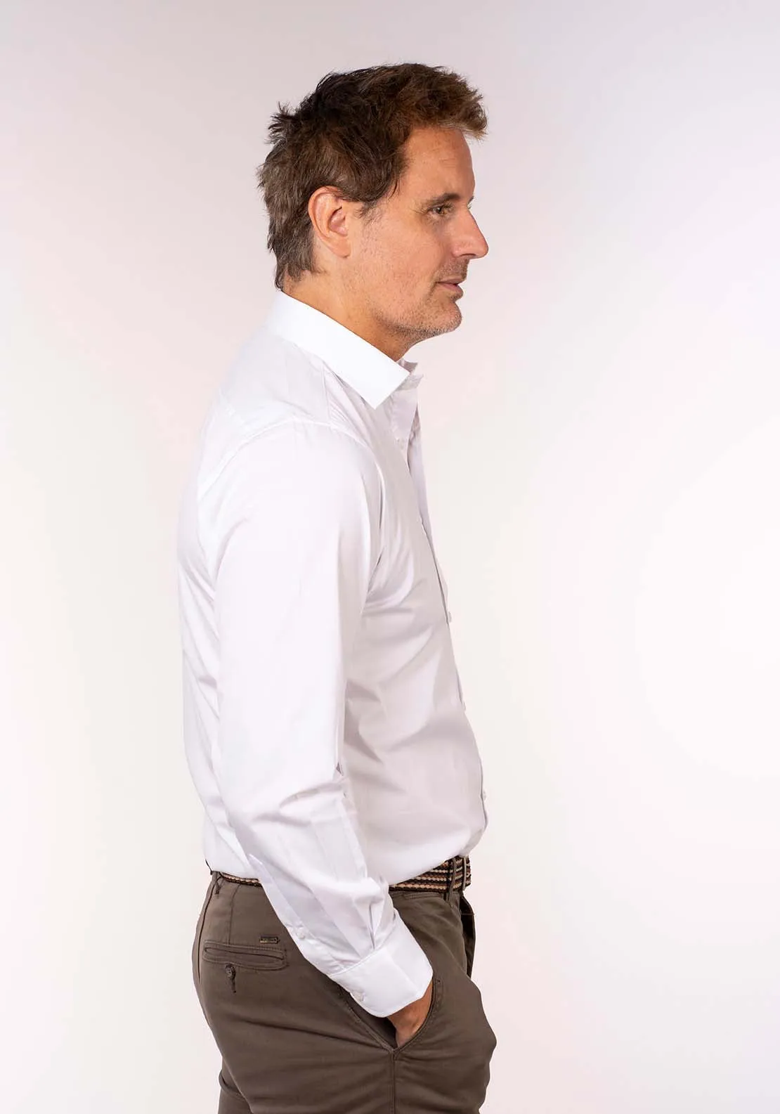 Harvard Plain Shirt - White