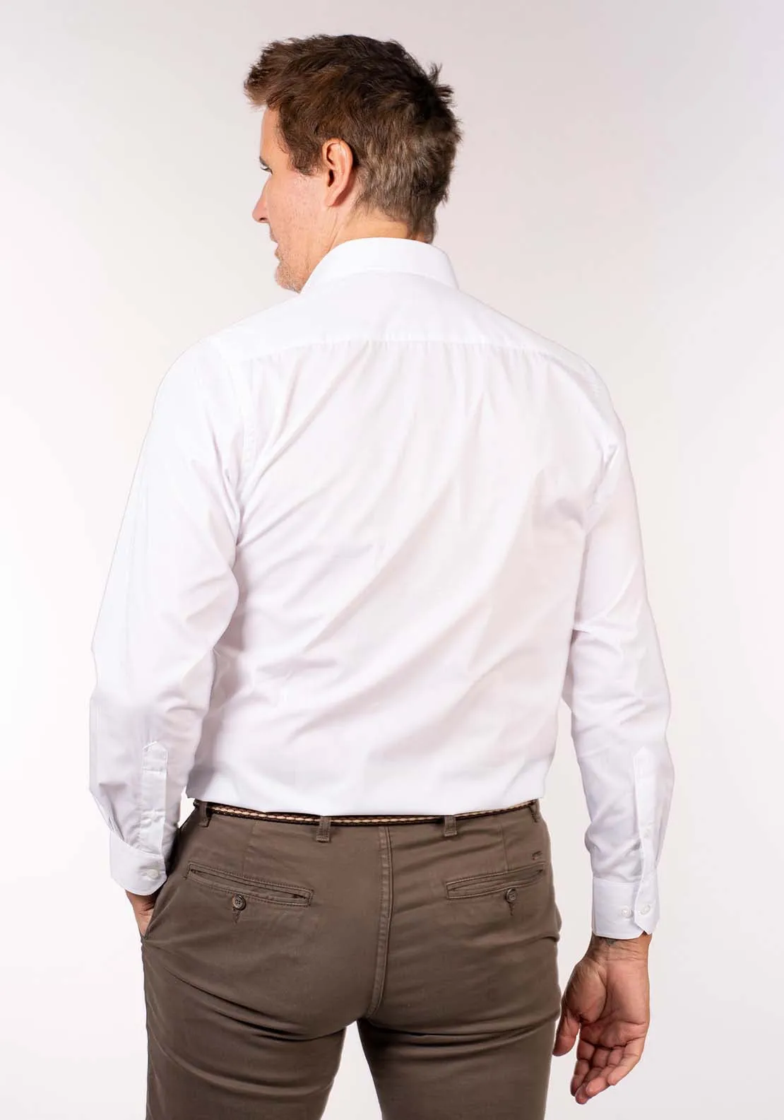 Harvard Plain Shirt - White