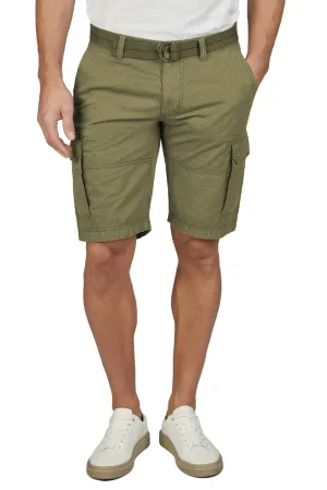 Hattric Mens Cargo Shorts Khaki Green