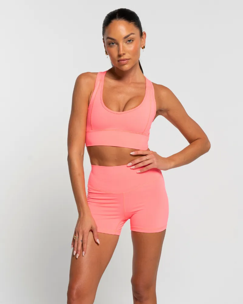 Hi-Rise Short - Bright Pink
