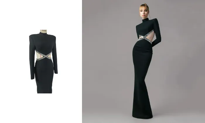 High-Quality Sexy O-Neck Dress