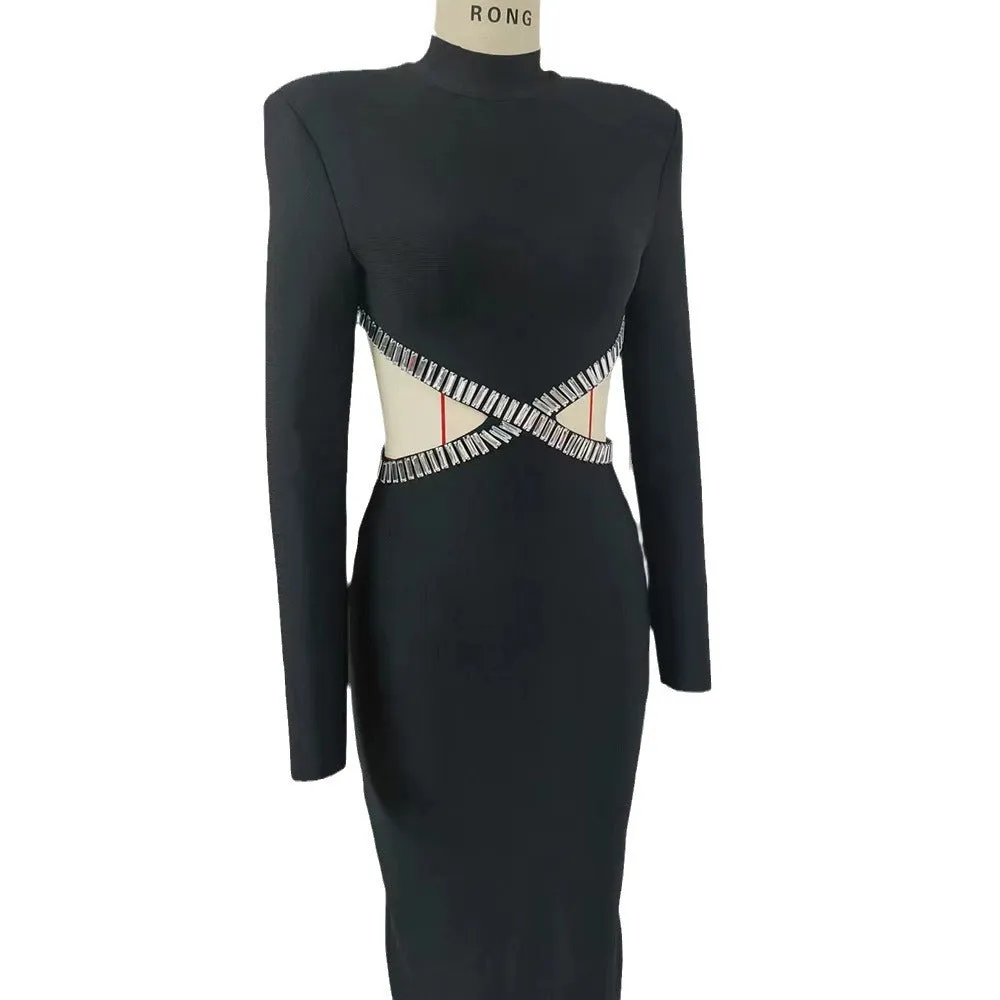 High-Quality Sexy O-Neck Dress