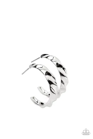 HOOP it Up - Silver Hoop Earring