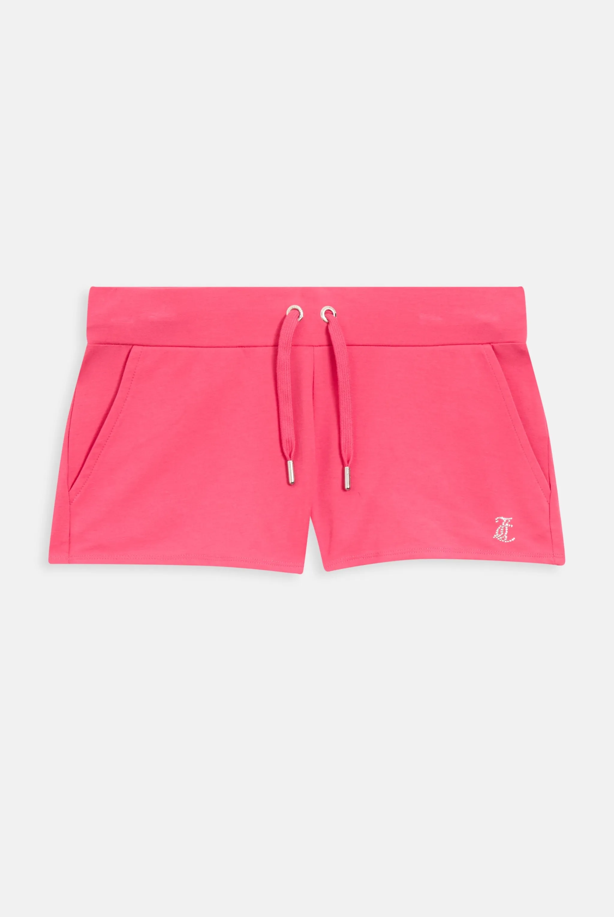 HOT PINK LUXURY JERSEY DIAMANTÉ BOOTY SHORT
