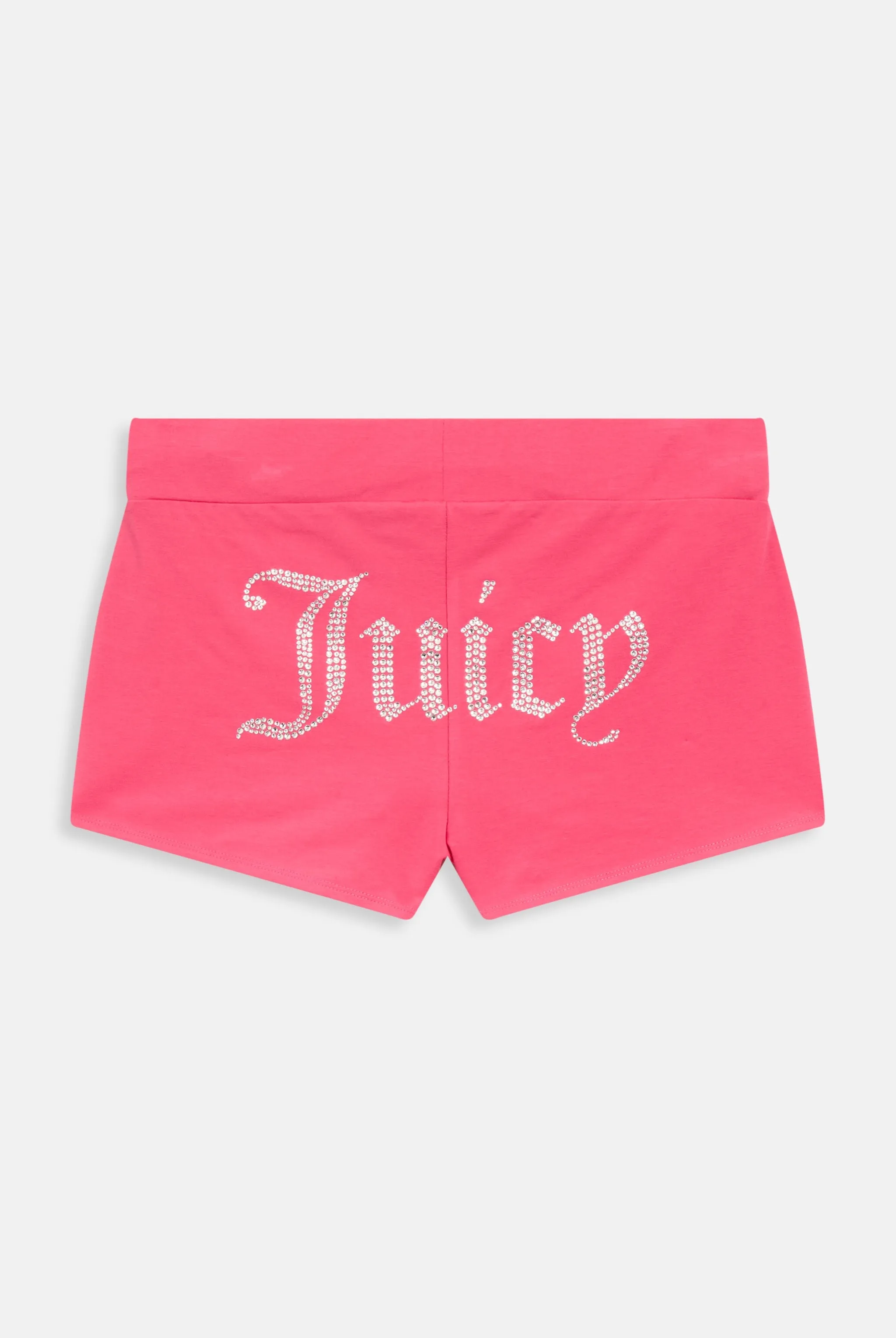 HOT PINK LUXURY JERSEY DIAMANTÉ BOOTY SHORT