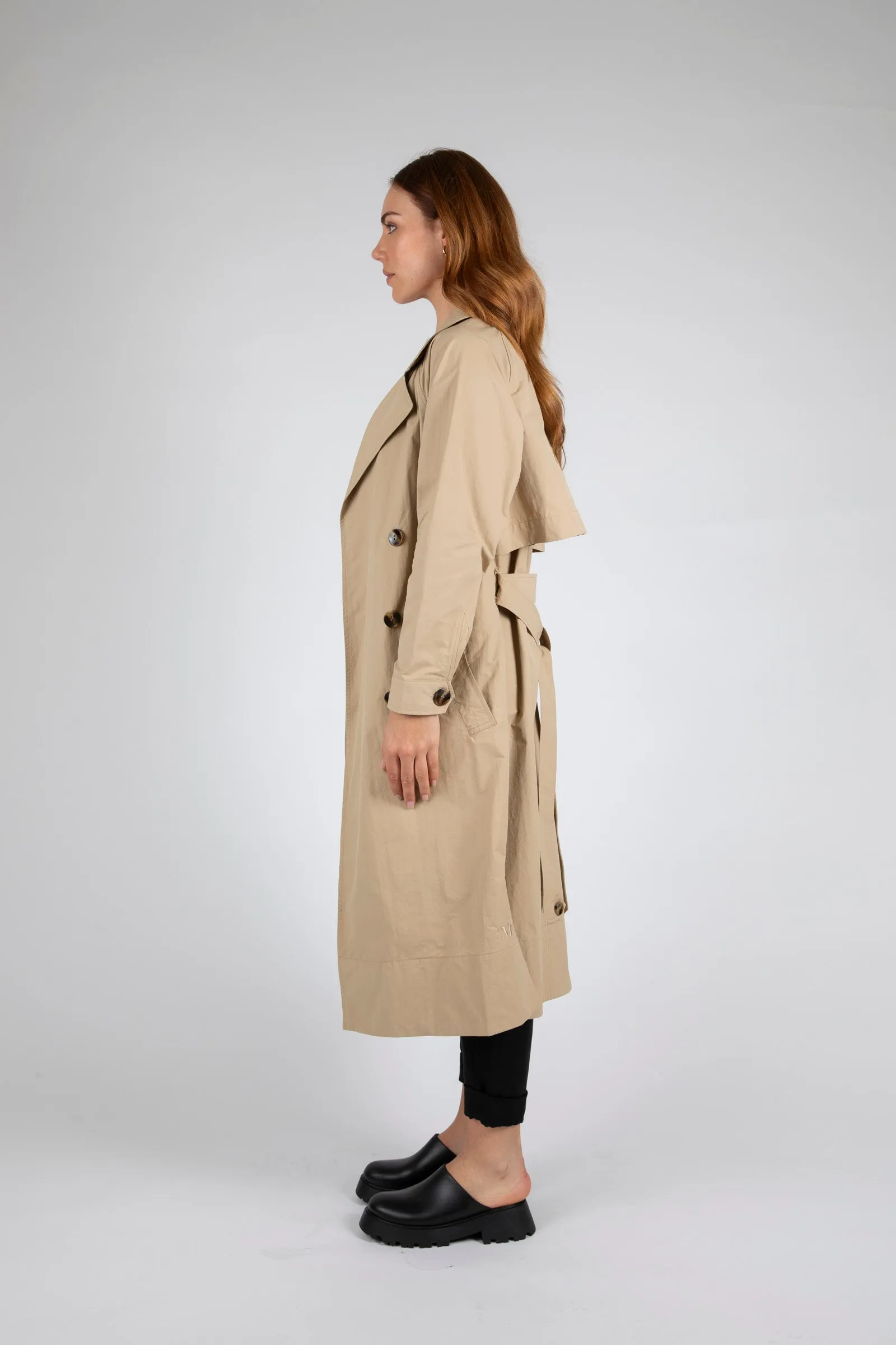 Hybrid Trench Coat - Camel