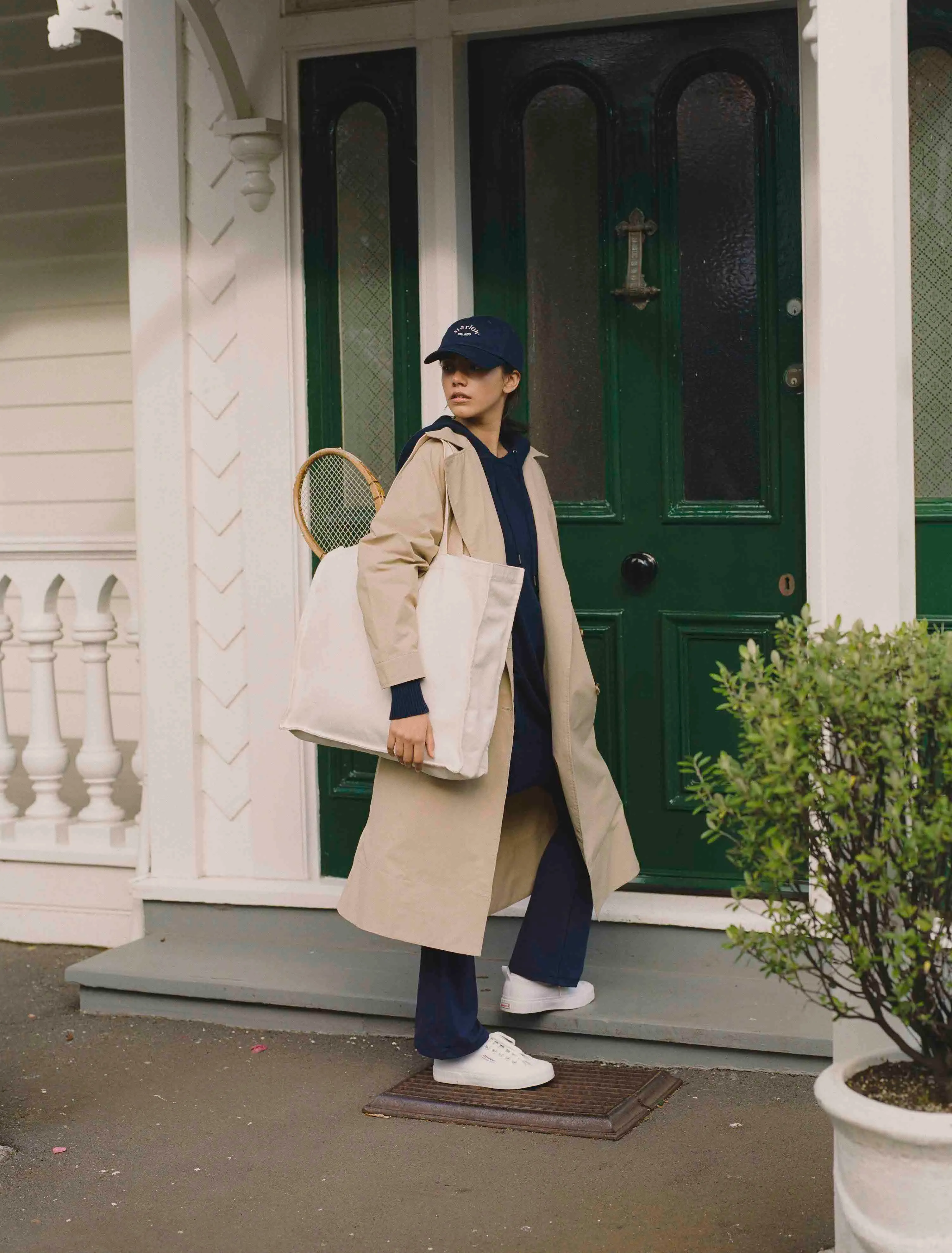 Hybrid Trench Coat - Camel