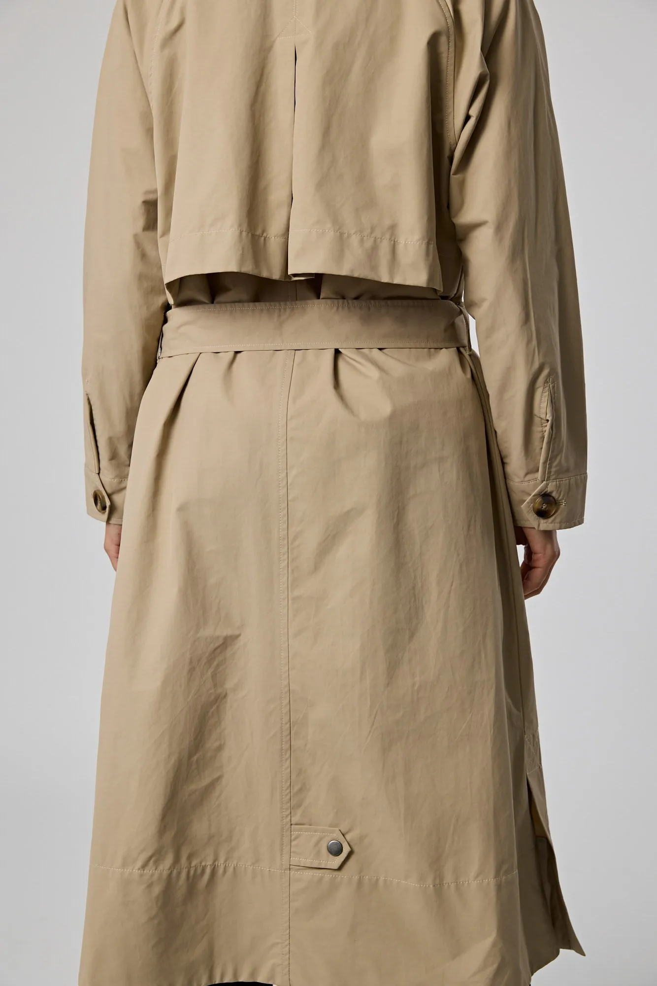 Hybrid Trench Coat - Camel