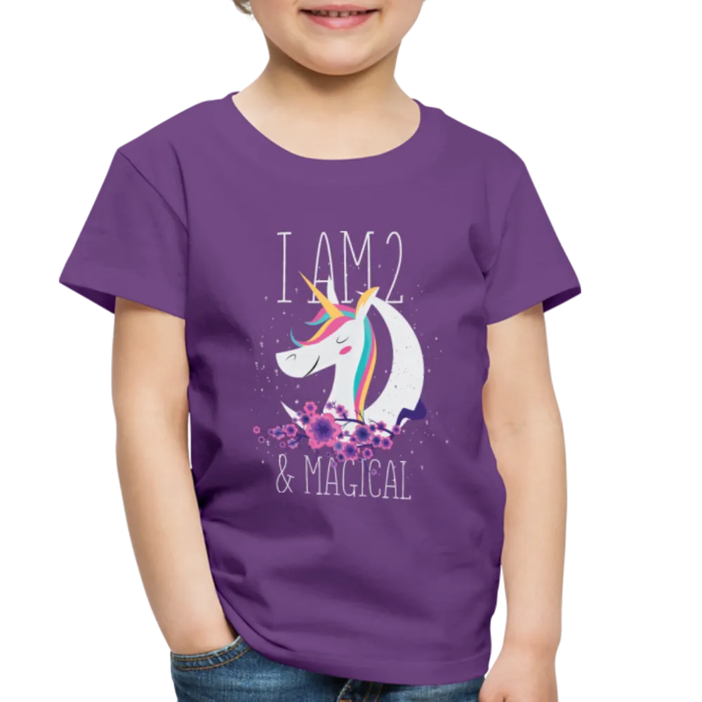 I am 2 and Magical Toddler Premium T-Shirt