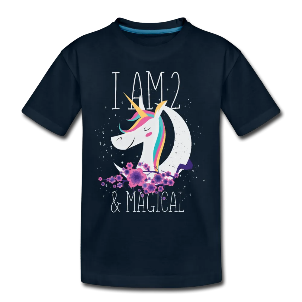I am 2 and Magical Toddler Premium T-Shirt