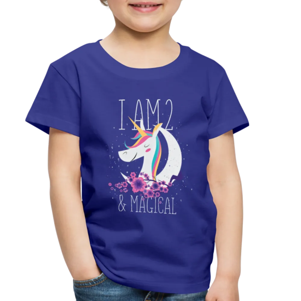 I am 2 and Magical Toddler Premium T-Shirt