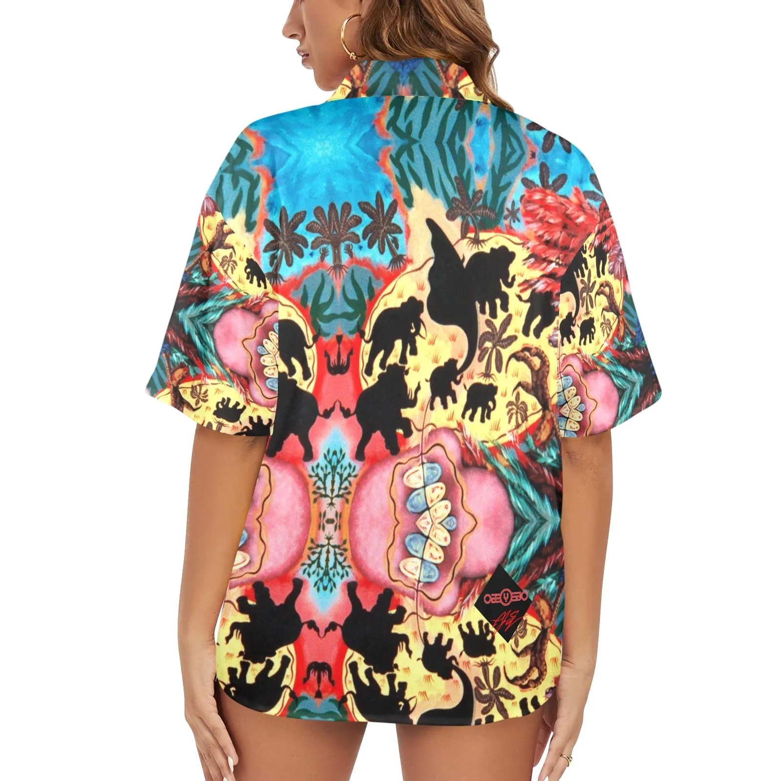 Improv Cockfight Women's Hawaiian Shirt