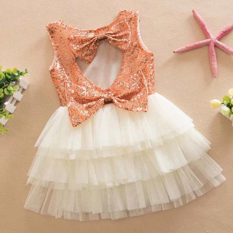 Infant Baby Girls Dress Kids Wedding Party Dresses Children Clothing