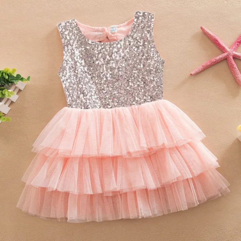 Infant Baby Girls Dress Kids Wedding Party Dresses Children Clothing