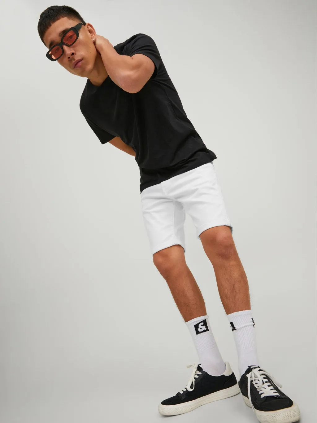 Jack Jones Rick Icon Shorts White