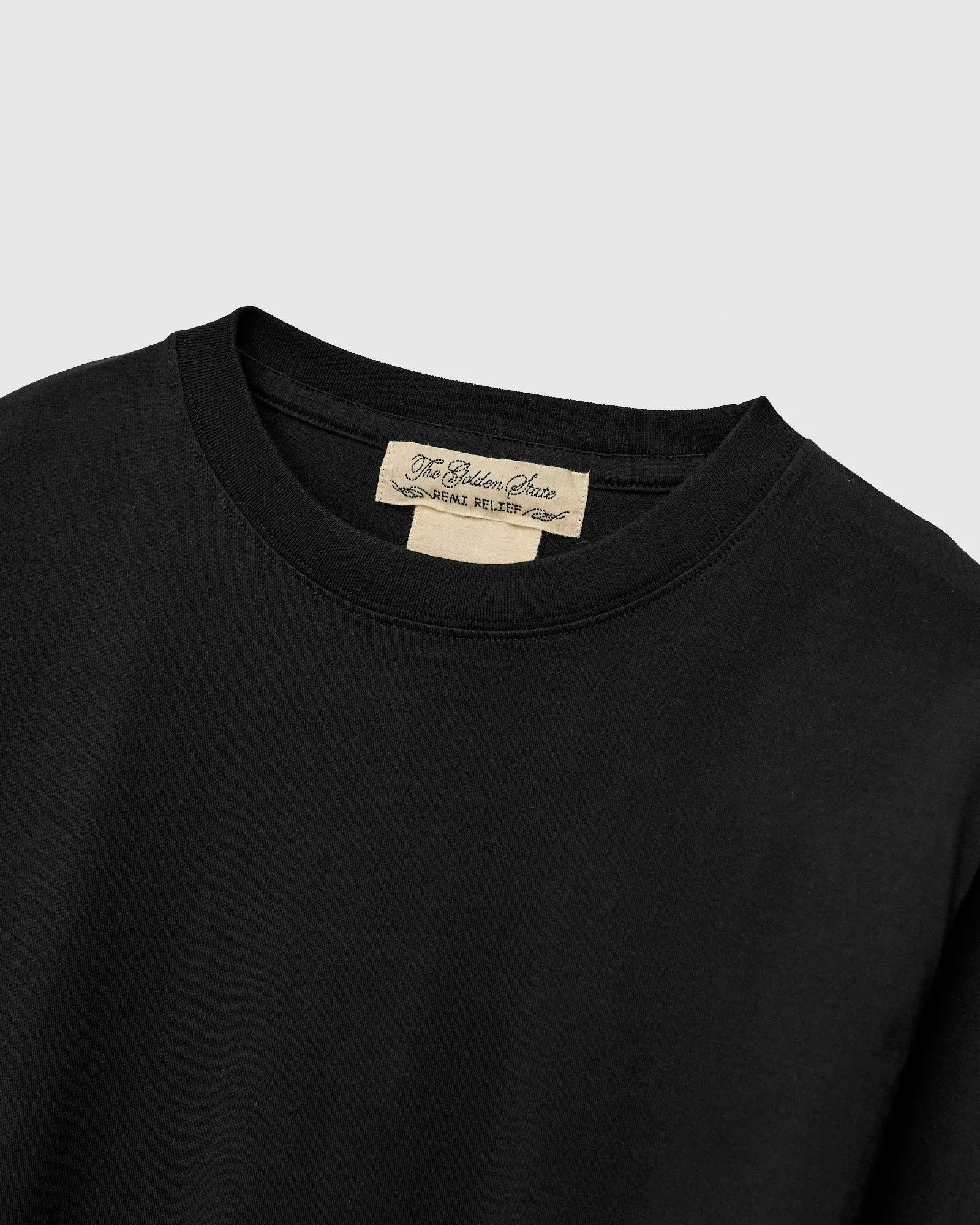 Jersey Regular T-Shirt in Black