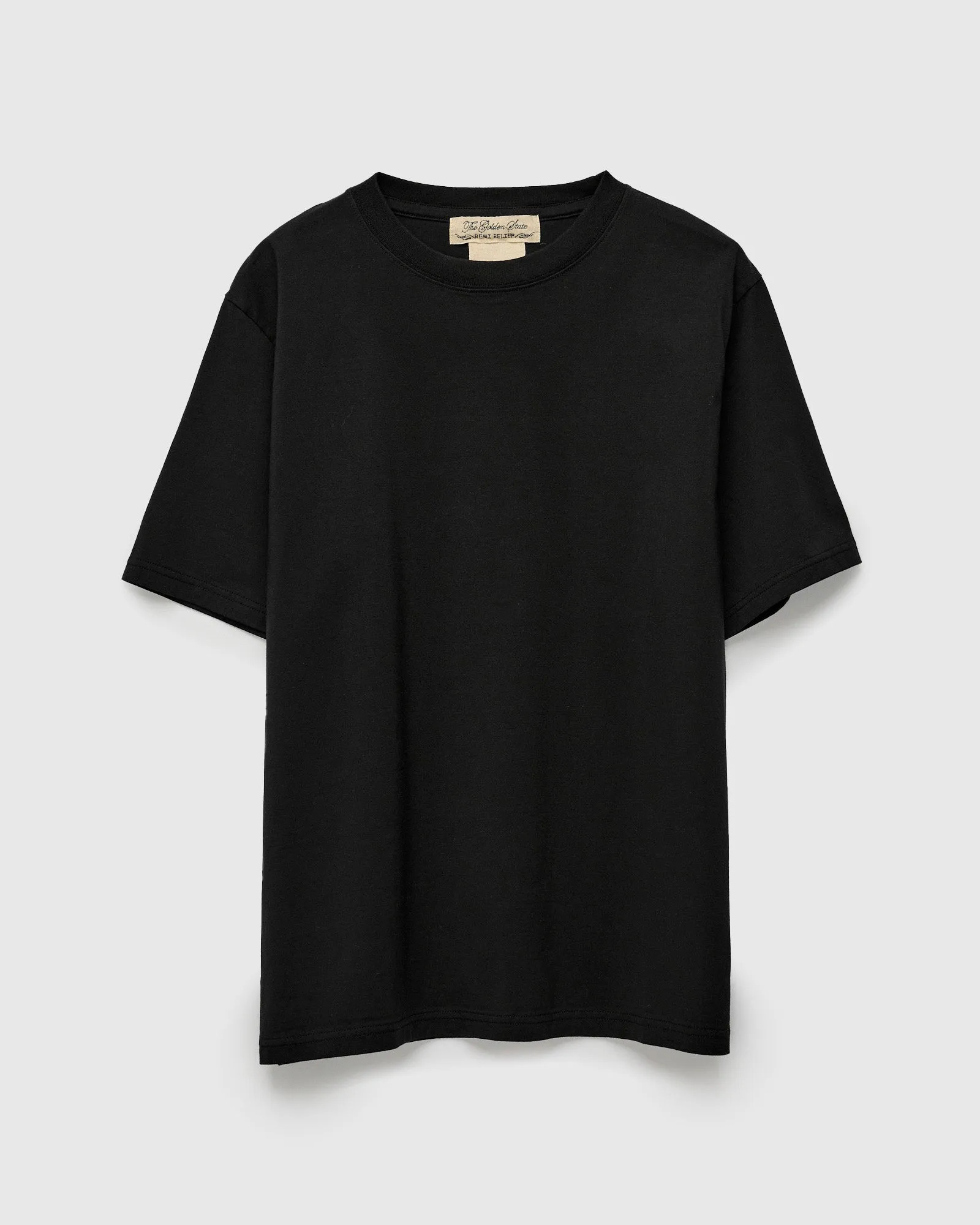 Jersey Regular T-Shirt in Black