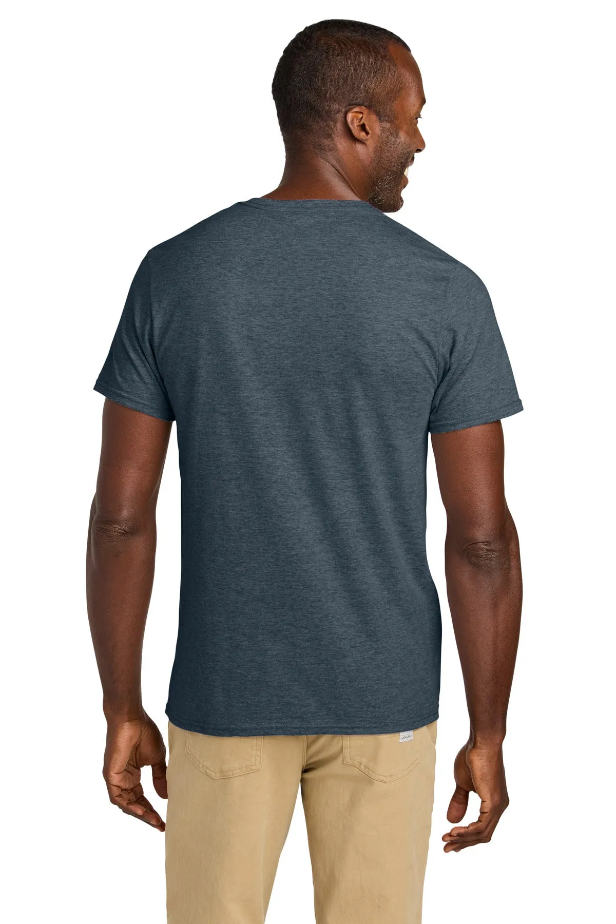 Jerzees Classics Unisex Cotton T-Shirt 363M Vintage Heather Navy