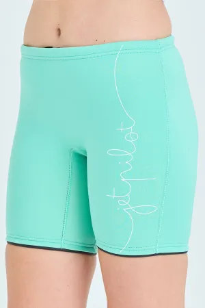 Jetpilot Pacer Ladies 7" Neo Shorts - Teal