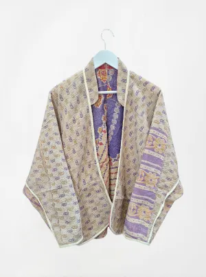 kantha vintage short jacket ruhi (holi)