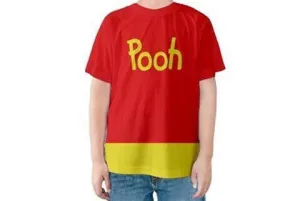 Kid's Pooh T-shirt - Boy Pooh Costume - Winnie the Pooh QT308025