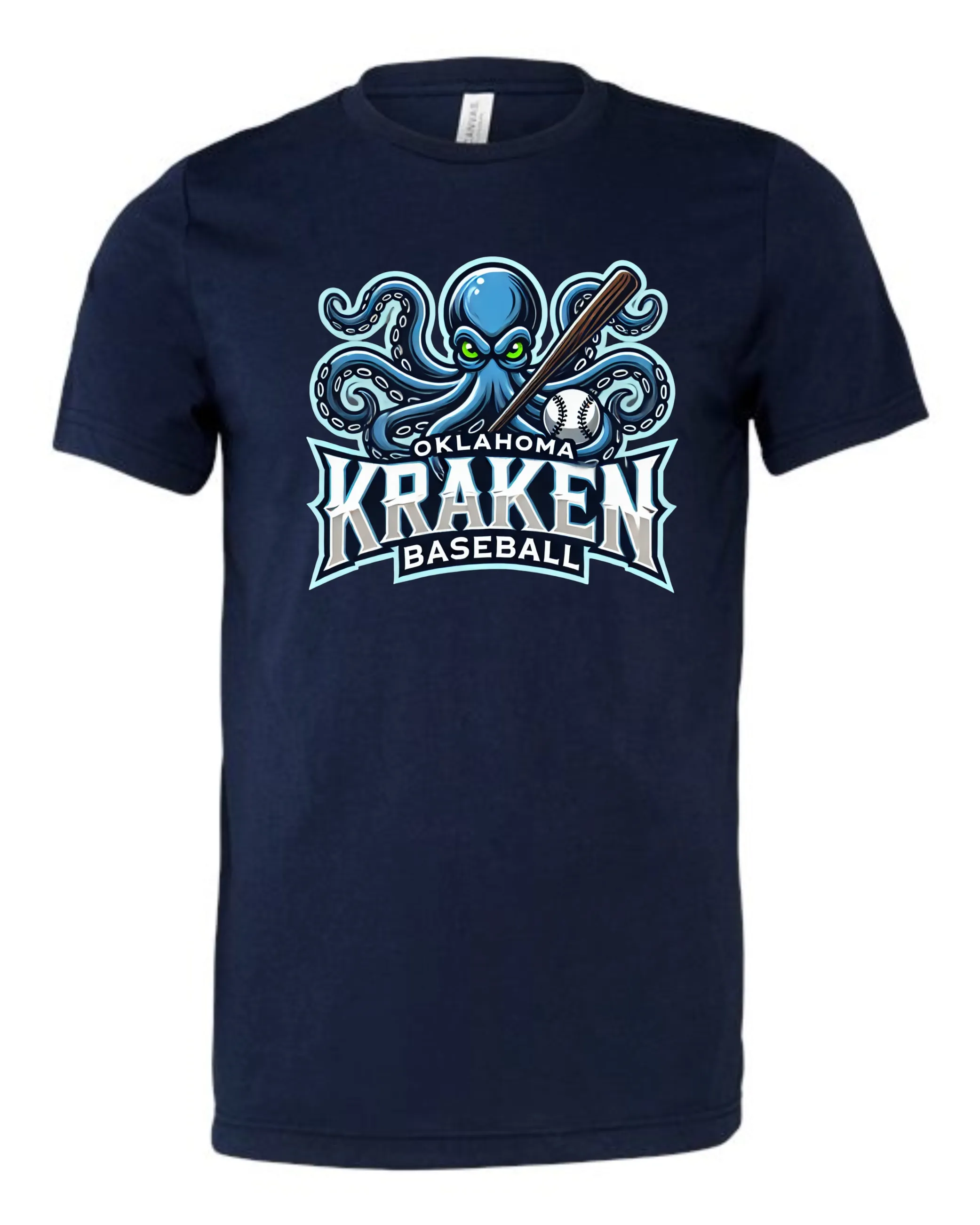 Kraken Full Logo NAVY Shirts