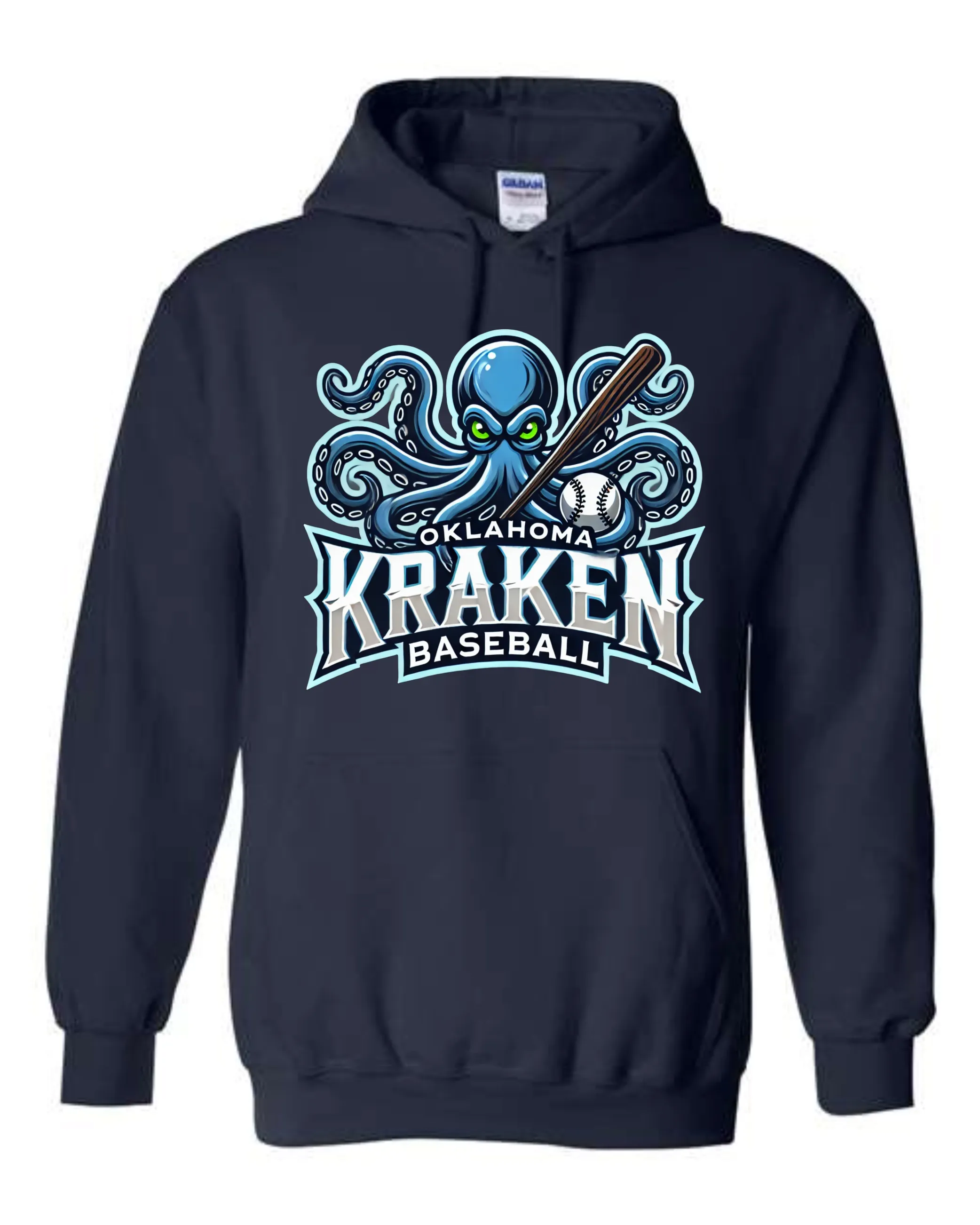 Kraken Full Logo NAVY Shirts
